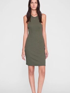 Anine Bing Cole Dress in Sage